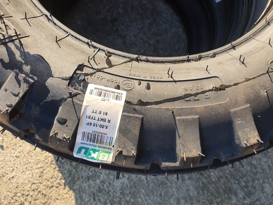 5.00-15 cauciucuri noi de directie BKT diagonale pentru tractor WYXJ