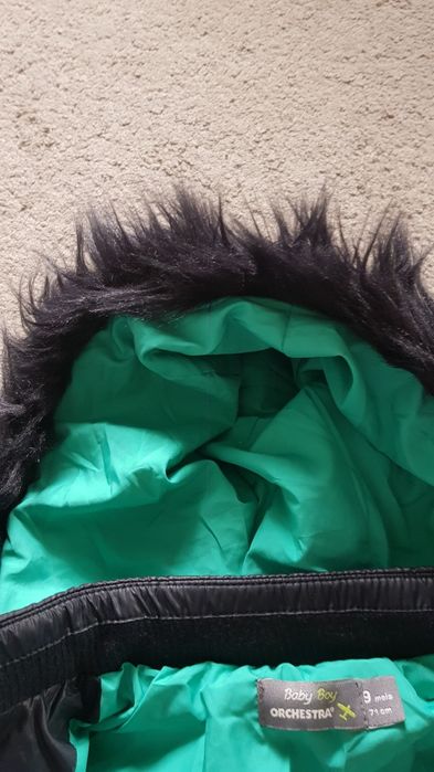 Geaca bebe baietel umpluta cu pene și puf mar 68/74