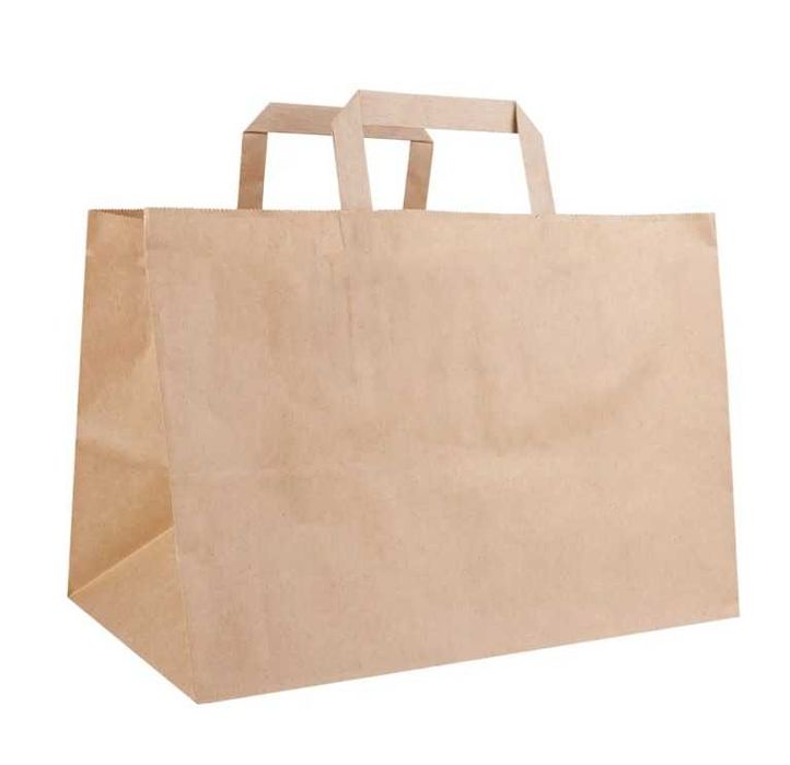 Крафт пакеты с ручками и без