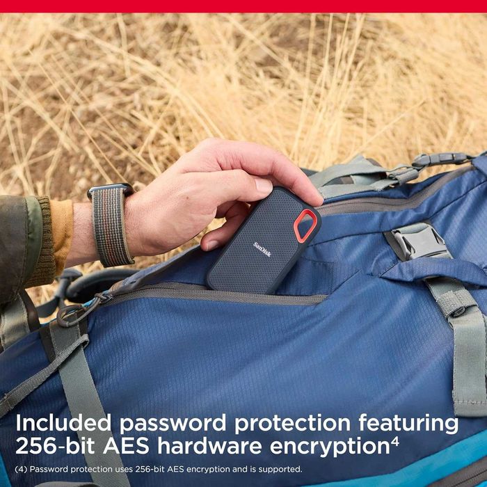 НОВ Външен Диск SSD SANDISK Extreme 8TB до 1050MB SDSSDE61-8T00-G25