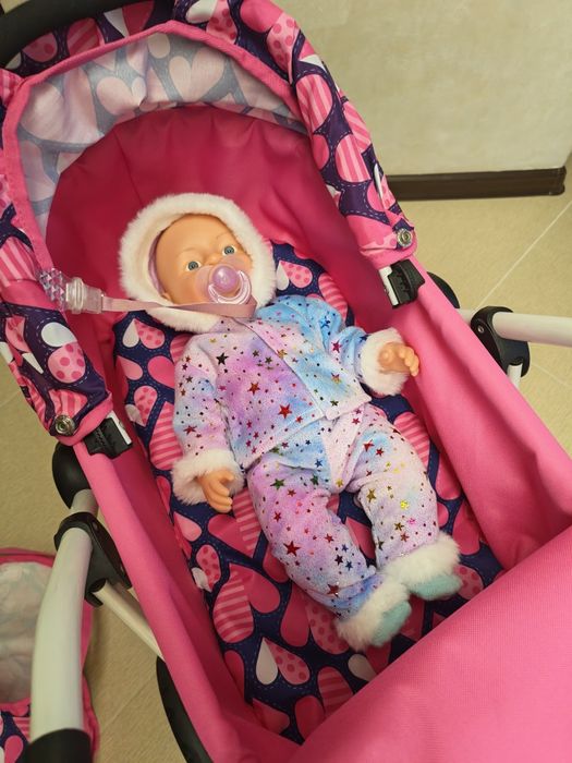 Детска количка Moni Polly плюс аксесоари