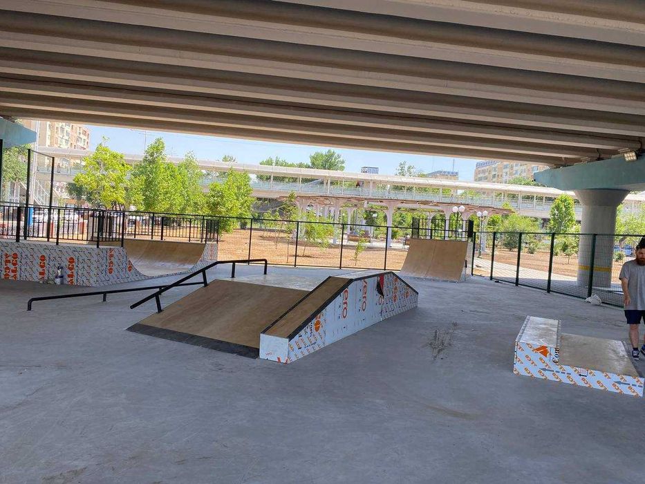 Скейтборд площадка от производителей "Turnik.uz