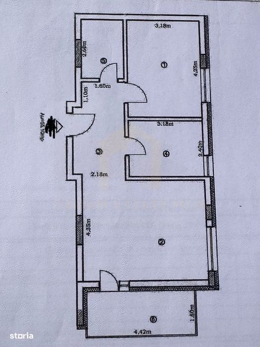Vanzare apartament 2 camere, decomandat, garaj, Andrei Muresanu
