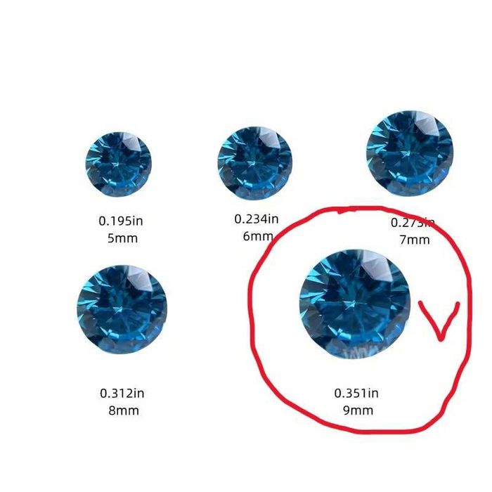 Синтетични Сапфири от морско стъкло