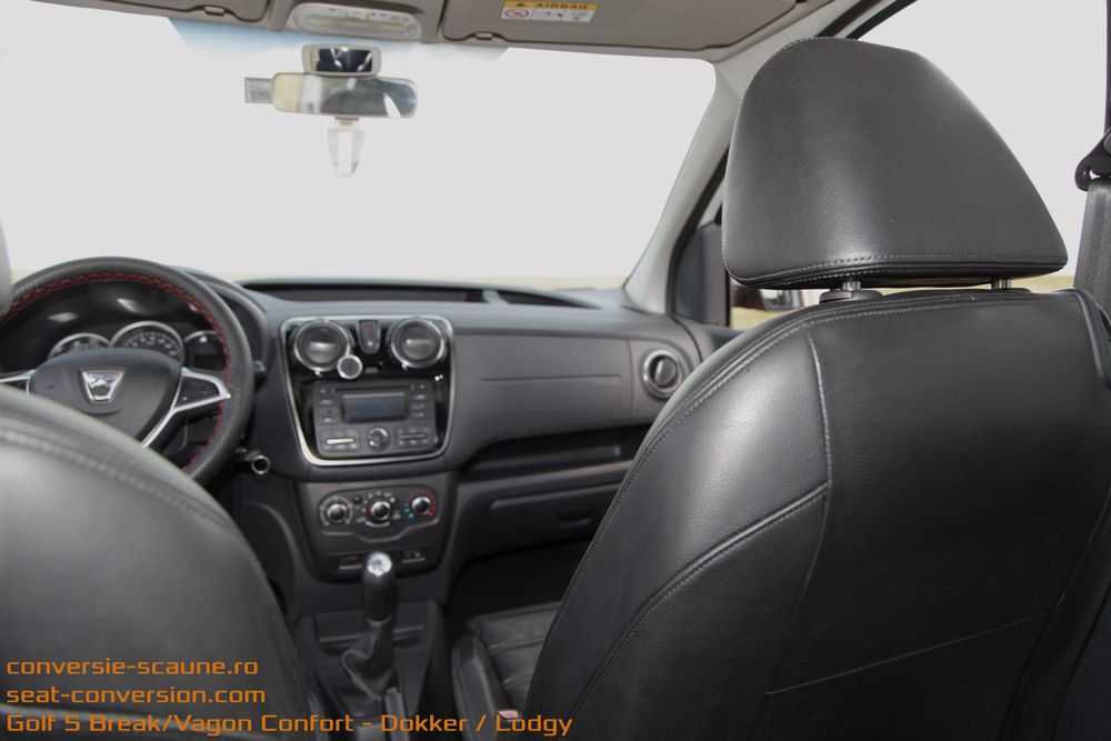 Sistem adaptare scaune de VW Scirocco pe Lodgy Dokker