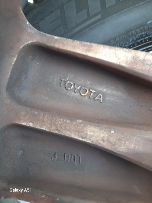 Ляти джанти с гуми за ТОЙОТА раф 4; 5×114.3,18цола