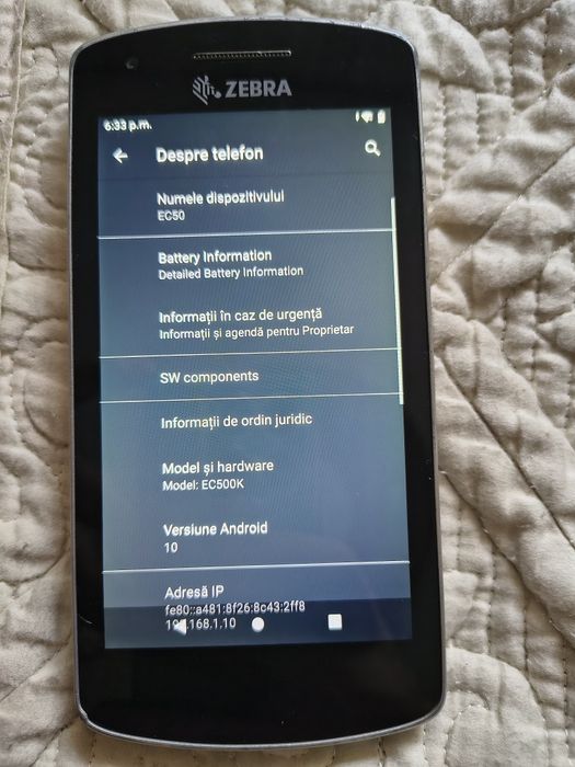 Scanner Zebra EC50
