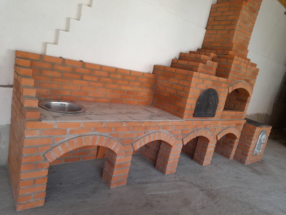 Construiesc grătare din cărămidă