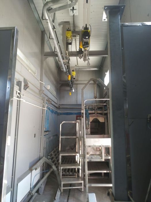 Йирик шохли молларни сўйиш учун модуль кушхона