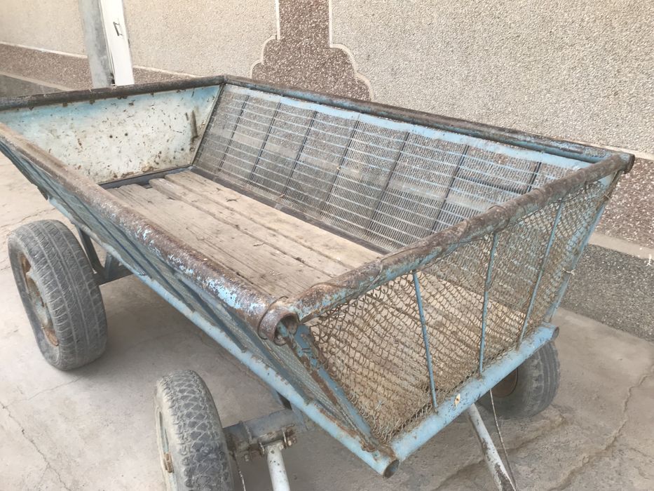 Большая телега с поворотами