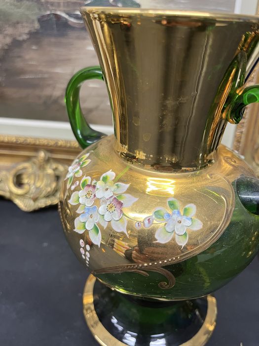 Стара,колекционерска ваза Бохемия,Чехия