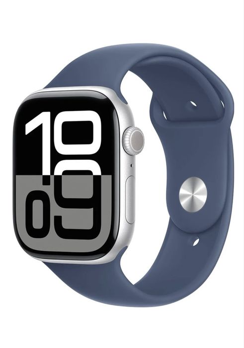 Смарт-часы Apple Watch Series 10 M/L 46 мм серебристый-синий
