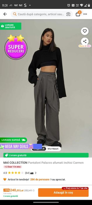 Pantaloni mai collection noi mărimea 36