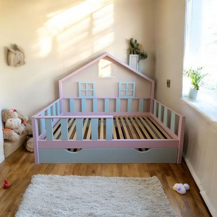 Детско легло-къщичка, тип Монтесори