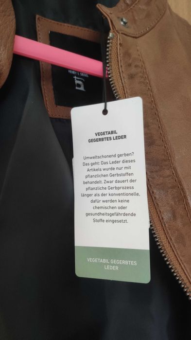 Дамско кожено яке марка H.I.S размер 38