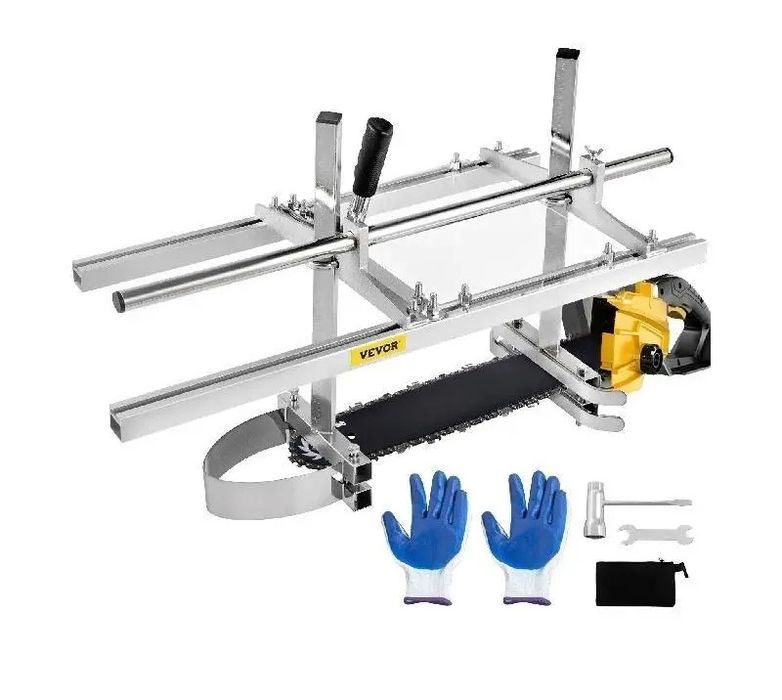 Мобилен гатер-приспособление за бичене с моторен трион