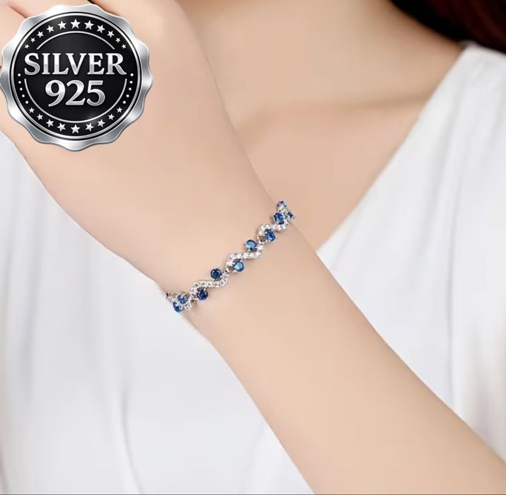 Дамска сребърна гривна