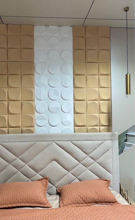 установка бамбуковой панели, гибкий мрамор