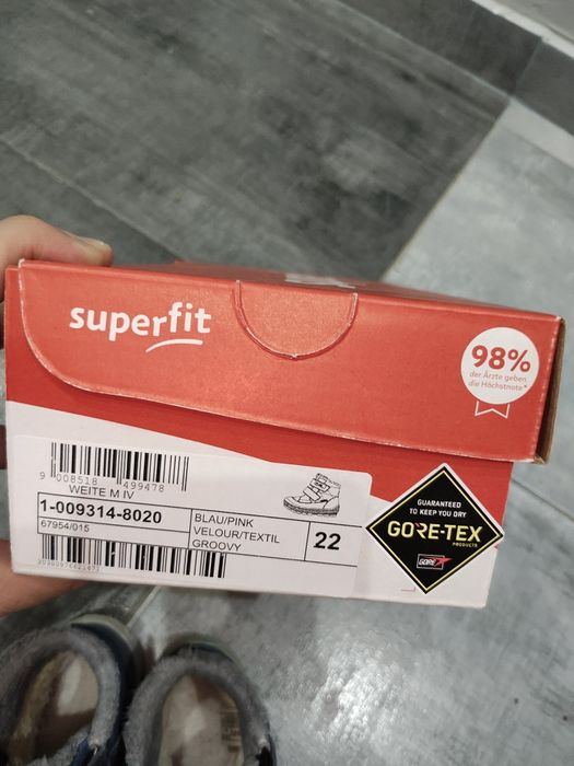 Зимни ботуши Superfit 22 номер, с мембрана Gore-tex