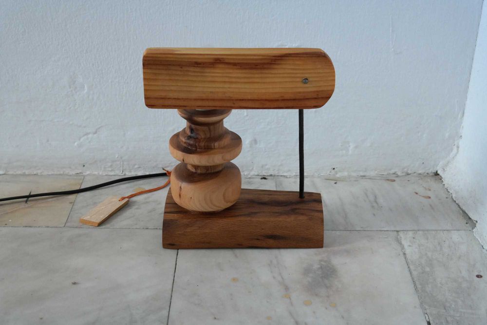 Лампа от бор и круша