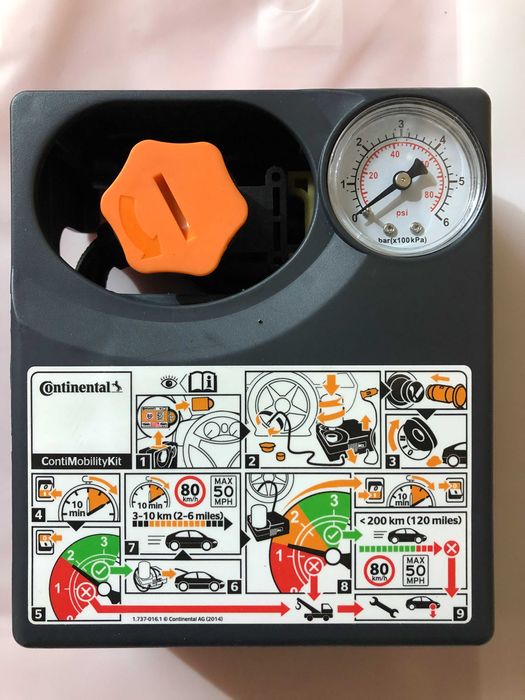 ОРИГИНАЛЕН заводски компресор за гуми, компресор за кола и джип