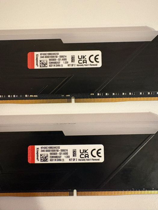 Kingston FURY Beast 32GB (2x16GB) DDR4 3600MHz