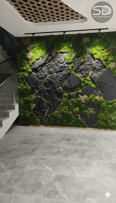 Декоративный  ландшафтный стены  из искуственный камень