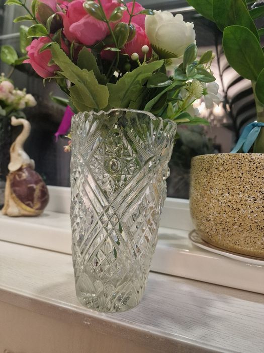 Ваза хрусталь  100% для цветов