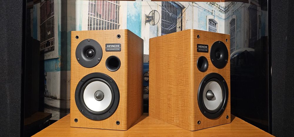 Boxe audio Hitachi  AX M 140 - monitoare pasive - boxe de raft 8 ohm