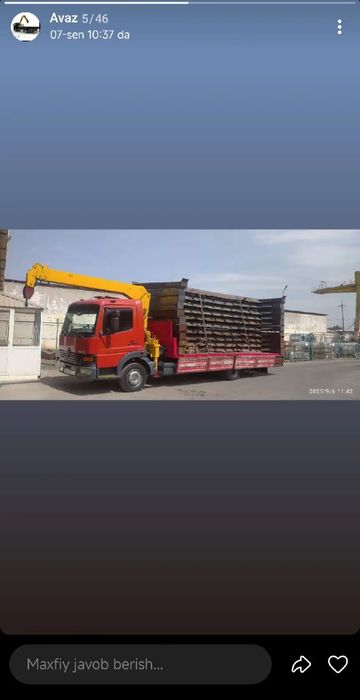 Manipulyatr  xizmati toshkent boylab