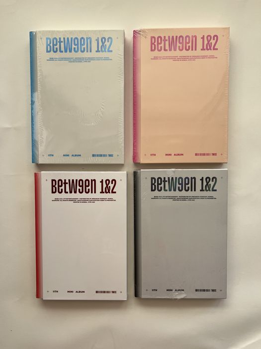 Albume TWICE - BETWEEN 1&2 Mini Album (Set Complet 4 Versiuni) - Sealed / Sigilate (85 lei per bucata!)