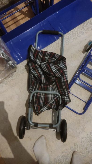 Тележка хозяйственная тачка сумкой