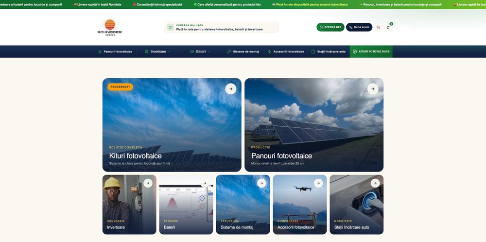 Creare magazin online Shopify de la 200€ + mentenanță gratuită