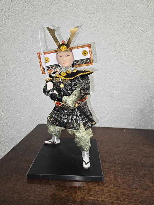 Японска кукла гейша и самурайски водач ръчна изработка.бр/ Japan doll