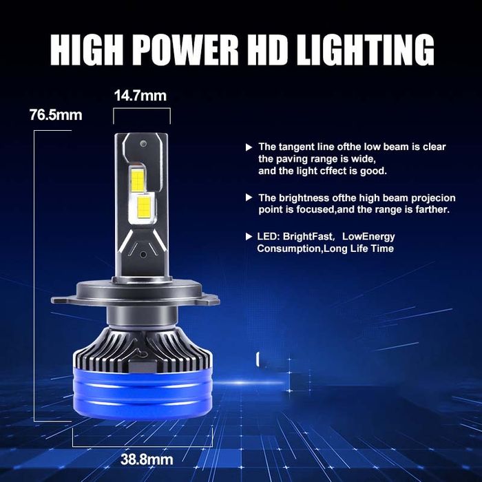 Bec led 36000 Lumeni / Canbus / 120 W / 6500K / H4