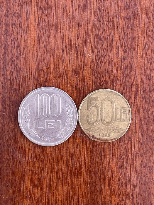 Monezi 50 si 100 de lei