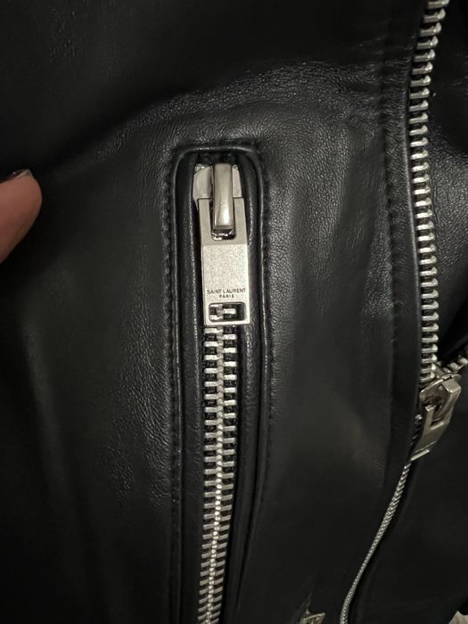 Saint Laurent YSL яке от естествена кожа, S размер