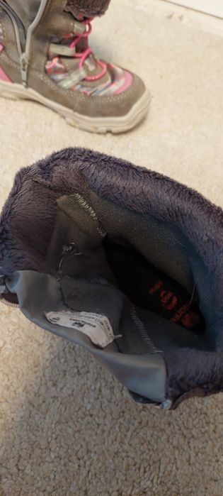 Cizme iarna zapada imblanite impermeabile elefanten marimea 25 16 cm