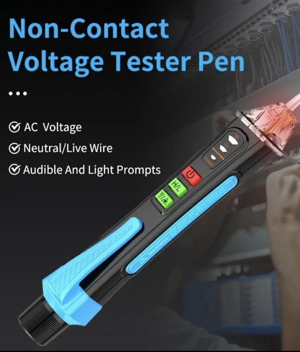 Tester de tensiune  12-1000V cu indicator electric fără contact