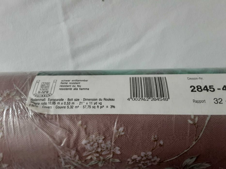 Tapet vinyl model floral ,lot 9 role ! rola/ 5 mp