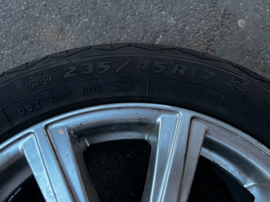 Jante Borbet 235 / 45 R17    Made in poland