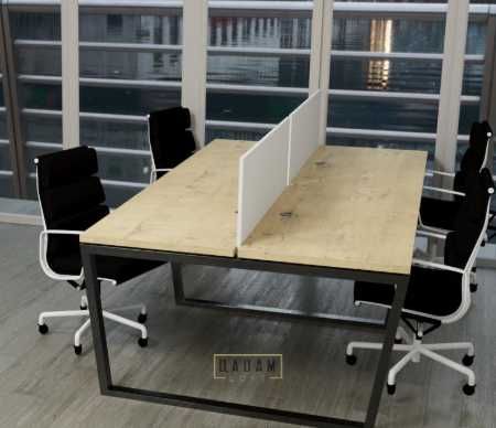 Офисная мебель Бенч стол по Каталогу и НА ЗАКАЗ 3Д-дизайн в ПОДАРОК