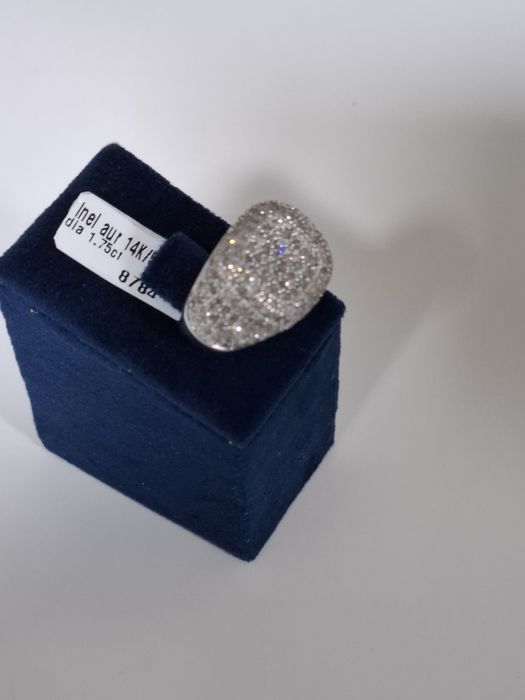 Inel aur 14k cu diamante