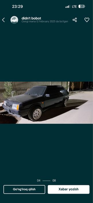 Vaz 2108 bekorchila bezovda qilmangla iltimos mashina 0 dan yigilgan