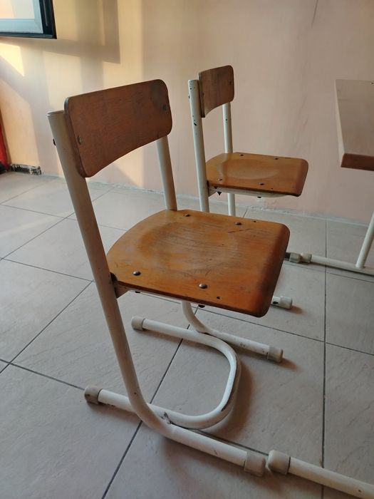 Школьные Парты со стульями2