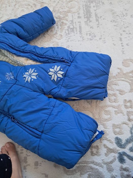 Зимний детский комбенизон 74 см