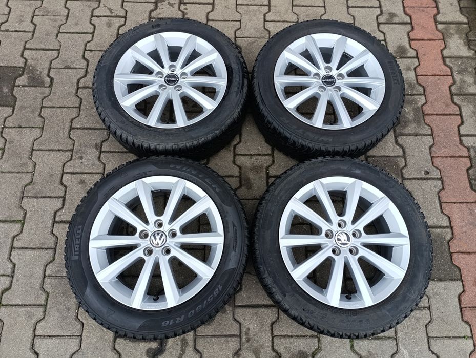 Jante originale VW Polo MK6, Skoda Fabia MK4 16'' Pirelli iarnă 8 mm
