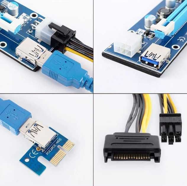 VICTONY PCIe Riser Mining Card, екстендер за майнинг