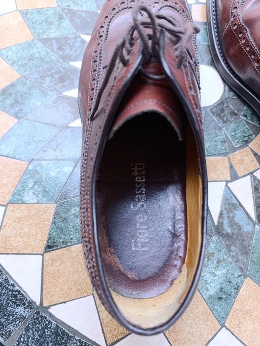 Pantofi piele naturala nr 44 Fiore Sassetti