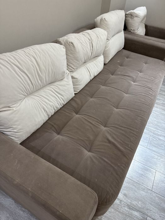 Диван+кресло , в отличном состояние